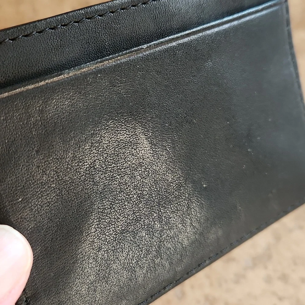 Marc New York Brown Leather Card Holder